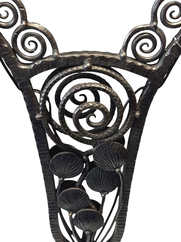 Daum Nancy Double Lamp "cockscombs"-photo-4
