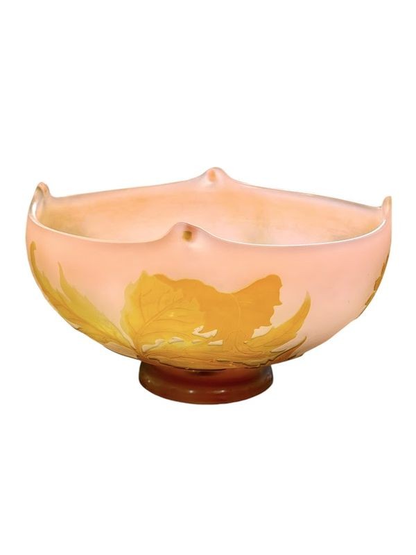 Emile Gallé Art Nouveau Cup "with Ombelles"-photo-3