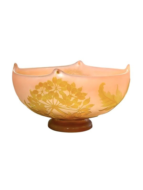 Emile Gallé Art Nouveau Cup "with Ombelles"-photo-4