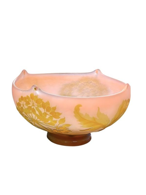 Emile Gallé Art Nouveau Cup "with Ombelles"