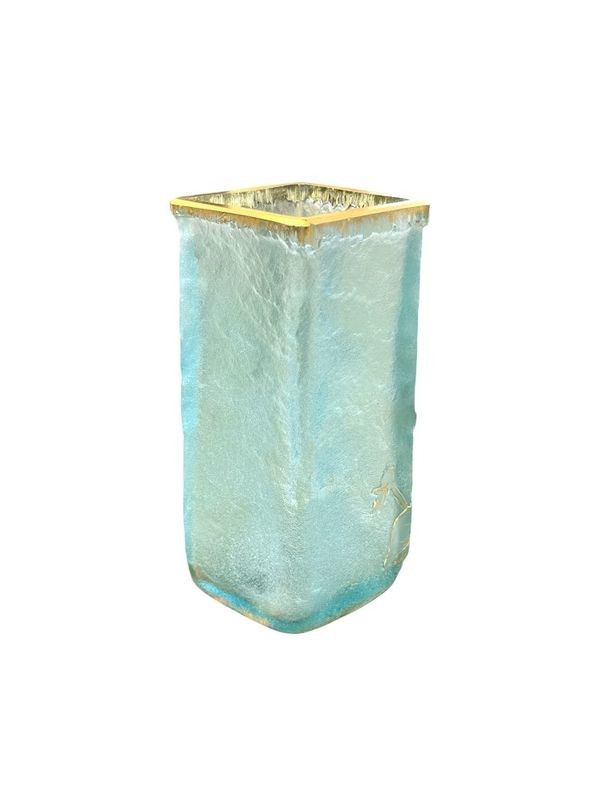 Daum Nancy Art Nouveau Talking Vase "peace And Little"-photo-3