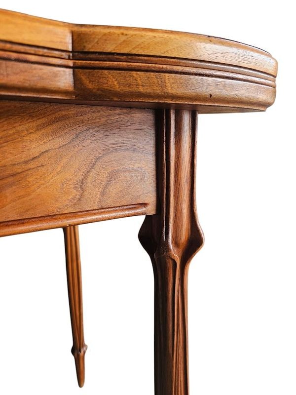 Louis Majorelle Table à Jeux  Art Nouveau "Aux Trèfles"-photo-6