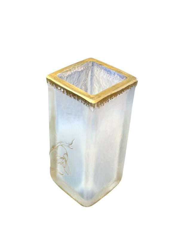 Daum Nancy Vase Art Nouveau "Perce Neige"-photo-2