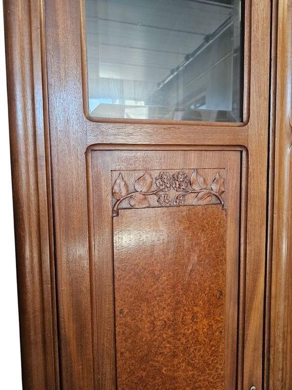 Bibliothèque Art Nouveau Ecole de Nancy "Hortensias"-photo-3