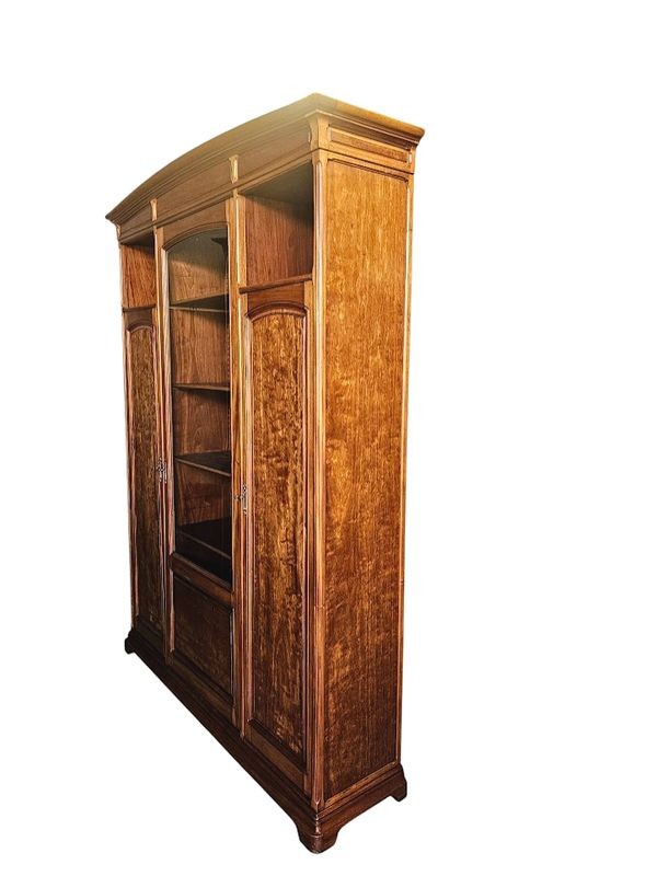 Louis Majorelle Art Nouveau Library "hemisphere"-photo-2