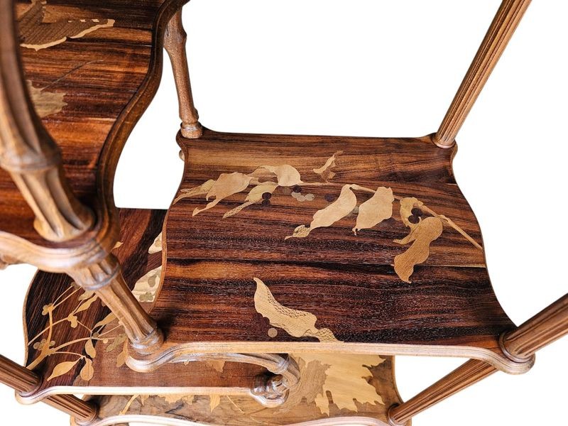 Emile Gallé Etagère Art Nouveau-photo-4
