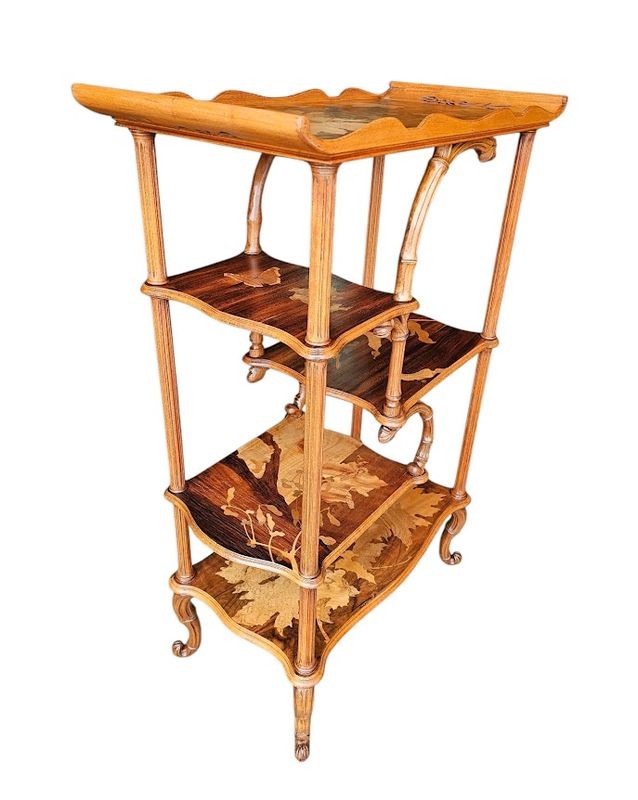 Emile Gallé Etagère Art Nouveau-photo-5