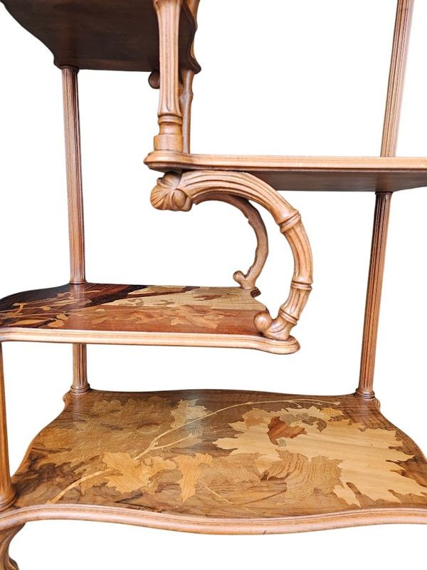 Emile Gallé Etagère Art Nouveau-photo-7
