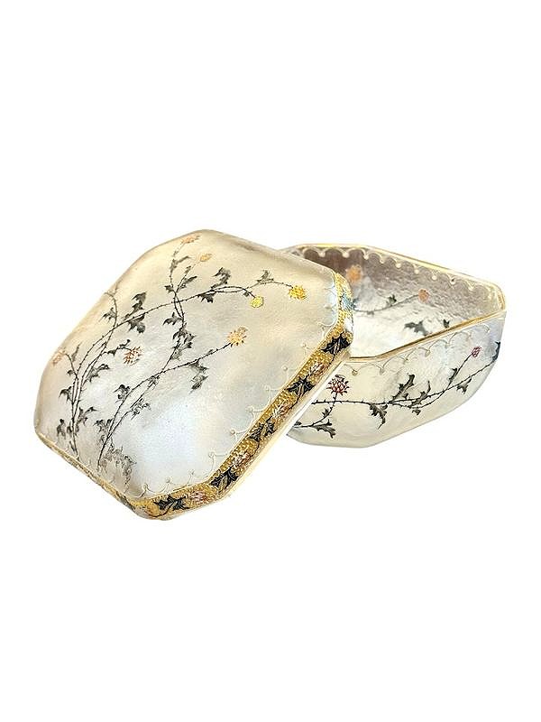 Bonbonnière Daum Art Nouveau "Aux Chardons"-photo-3