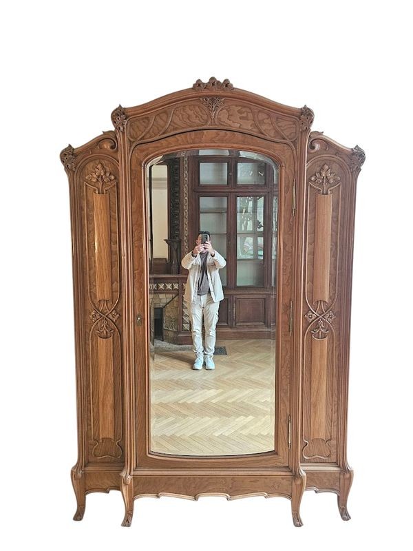 Chambre à Coucher Art Nouveau Ecole de Nancy "Aux Anémones"