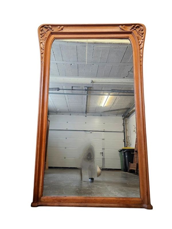 Camille Gauthier Art Nouveau Mirror "aux Ombelles"-photo-3