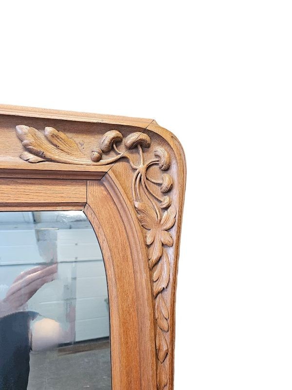 Camille Gauthier Art Nouveau Mirror "aux Ombelles"-photo-4