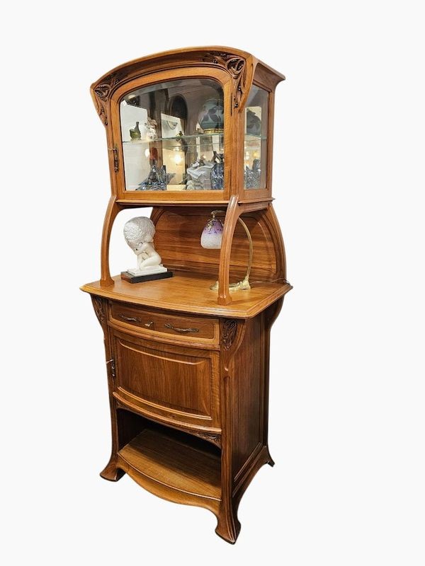 Edouard Diot Vitrine Art Nouveau "Aux Sureaux"-photo-3