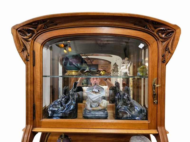 Edouard Diot Vitrine Art Nouveau "Aux Sureaux"-photo-2