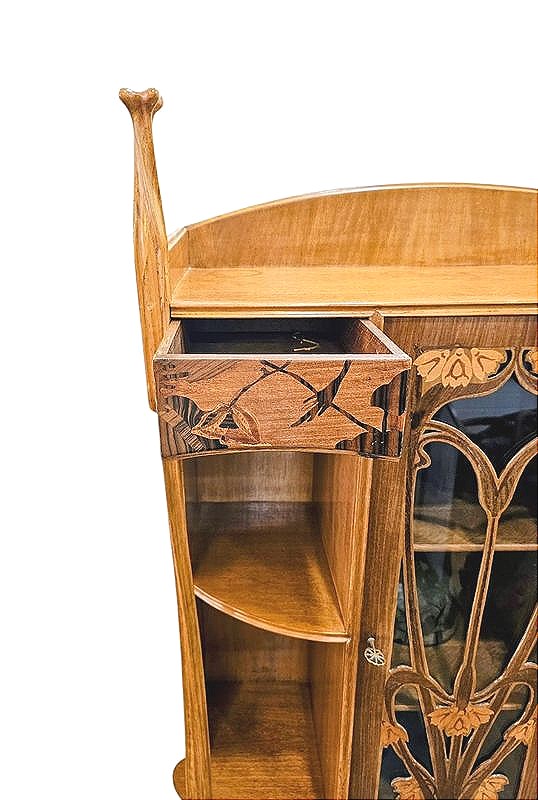 Louis Majorelle Vitrine Art Nouveau "Aux Capucines"-photo-4