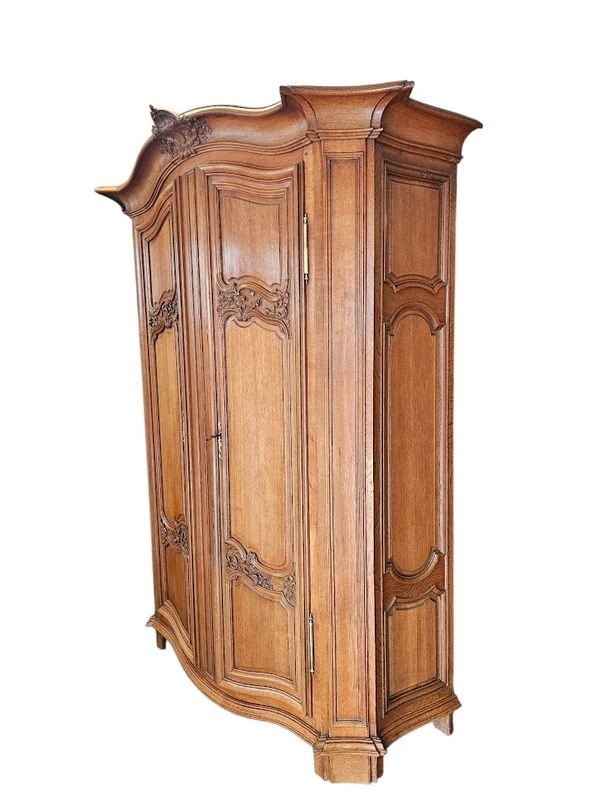Regency Style Curved All Sides Castle Wardrobe-photo-2