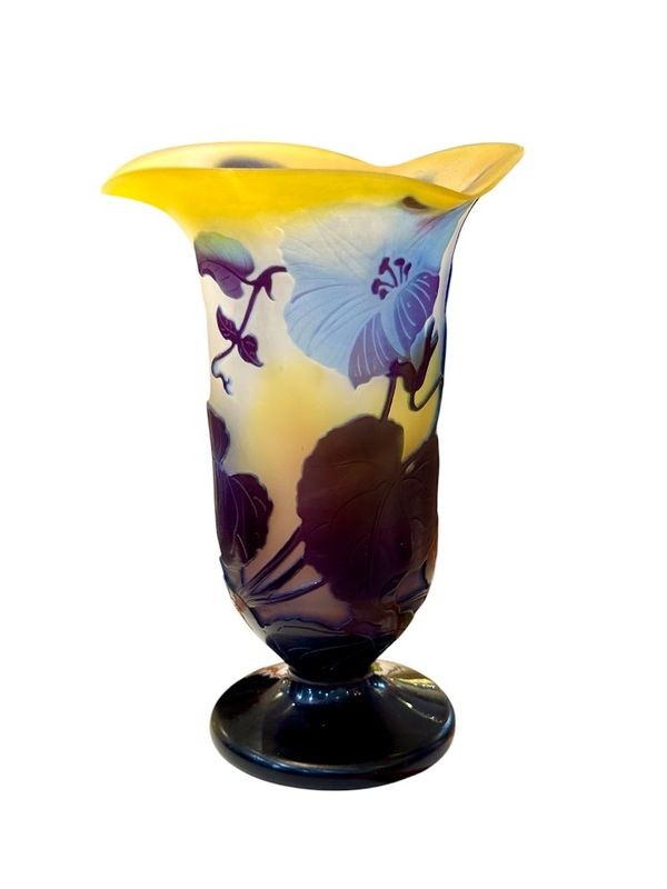 Emile Gallé Vase "volubilis"-photo-1