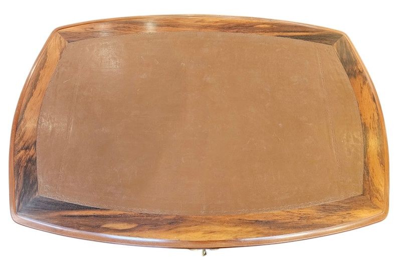 Louis Majorelle Art Nouveau Flat Desk "with Clovers"-photo-4