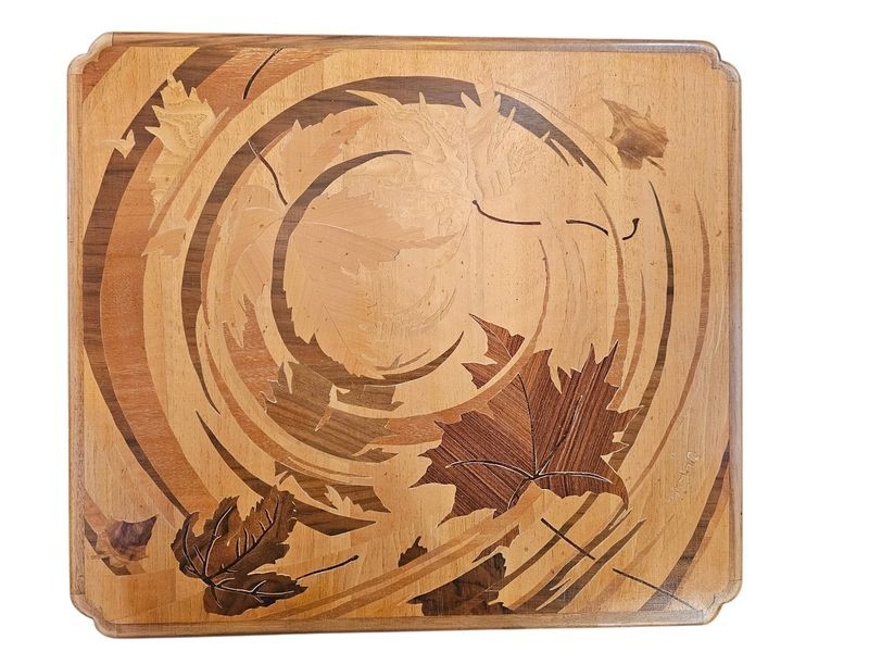 Emile Gallé Tables Gigognes Art Nouveau "Les Quatre Saisons"-photo-1