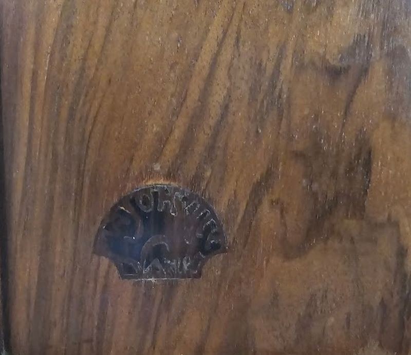 Louis Majorelle Bibliothèque Art Nouveau "Ginkgo Biloba"-photo-4