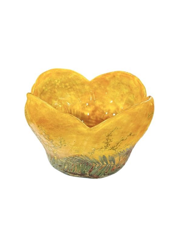 Daum Nancy Art Nouveau Vase "mimosas"-photo-1