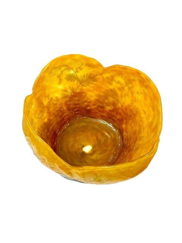 Daum Nancy Art Nouveau Vase "mimosas"-photo-7