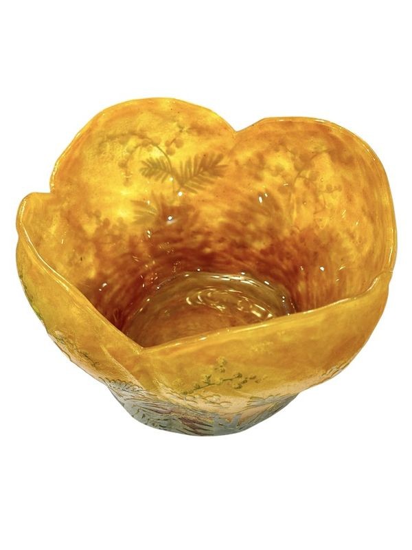 Daum Nancy Art Nouveau Vase "mimosas"-photo-8