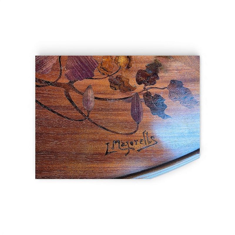 Louis Majorelle Art Nouveau Side Table "clematis"-photo-1