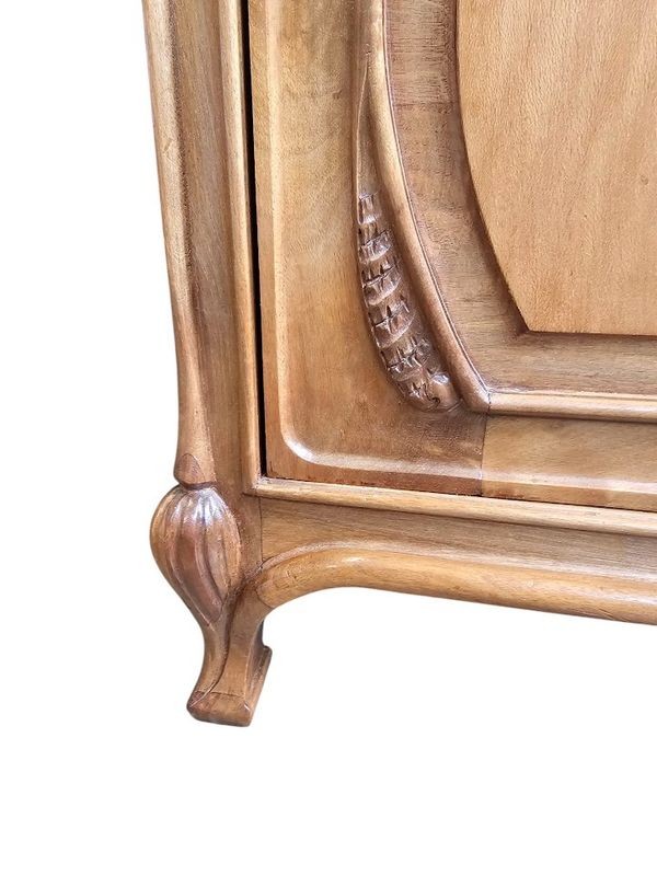 Vitrine Art Nouveau Ecole de Nancy "Fougère Scolopendre"-photo-4