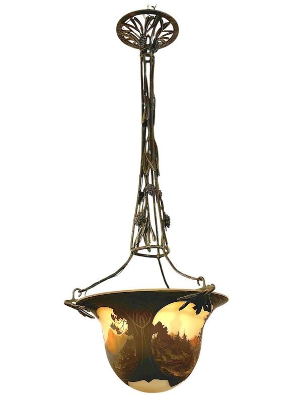 Chandelier Muller Frères Lunéville 