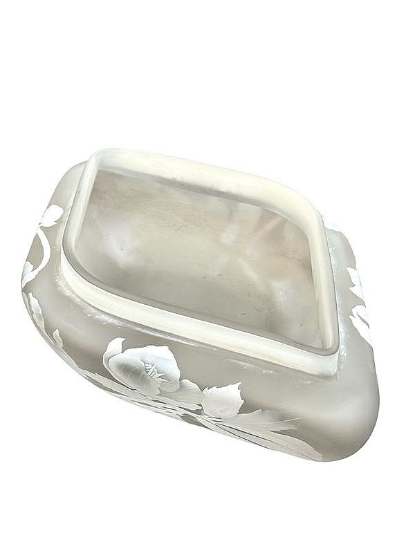 Daum Nancy Jardinière Art Nouveau "Roses De Noel"-photo-2