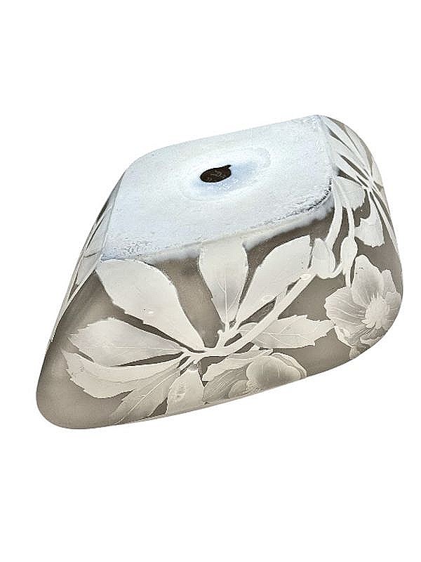 Daum Nancy Jardinière Art Nouveau "Roses De Noel"-photo-3
