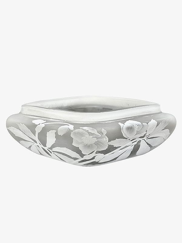 Daum Nancy Jardinière Art Nouveau "Roses De Noel"