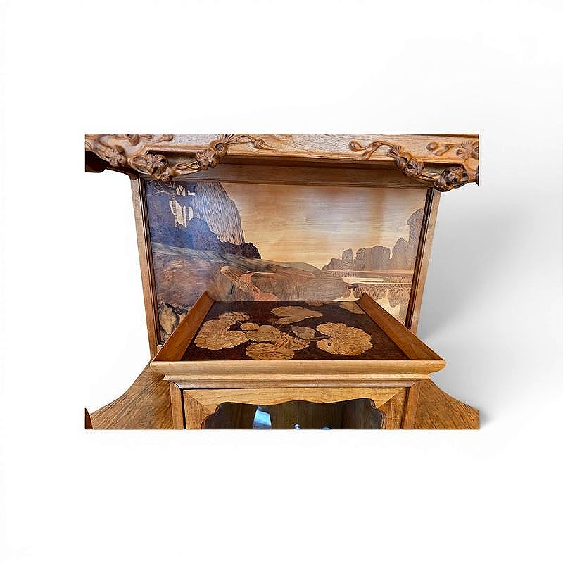 Louis Majorelle Vitrine Art Nouveau "Aux Clématites"-photo-3