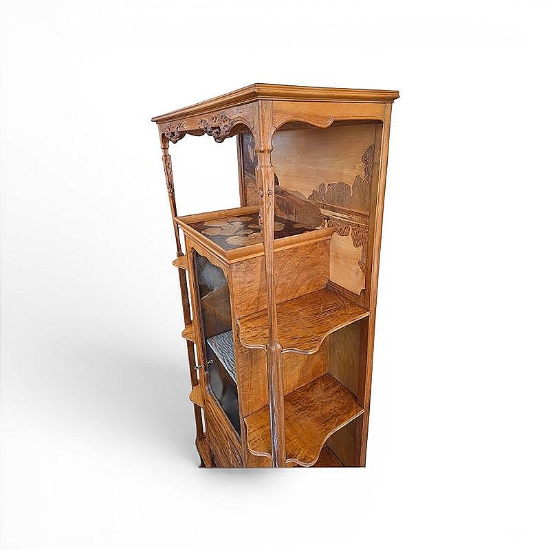 Louis Majorelle Vitrine Art Nouveau "Aux Clématites"-photo-7