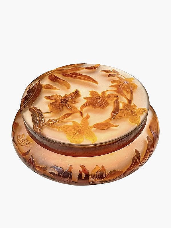 Emile Gallé Art Nouveau Bonbonnière 