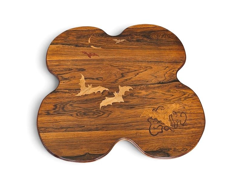 Emile Gallé Sellette Art Nouveau "Chauves-Souris"-photo-4