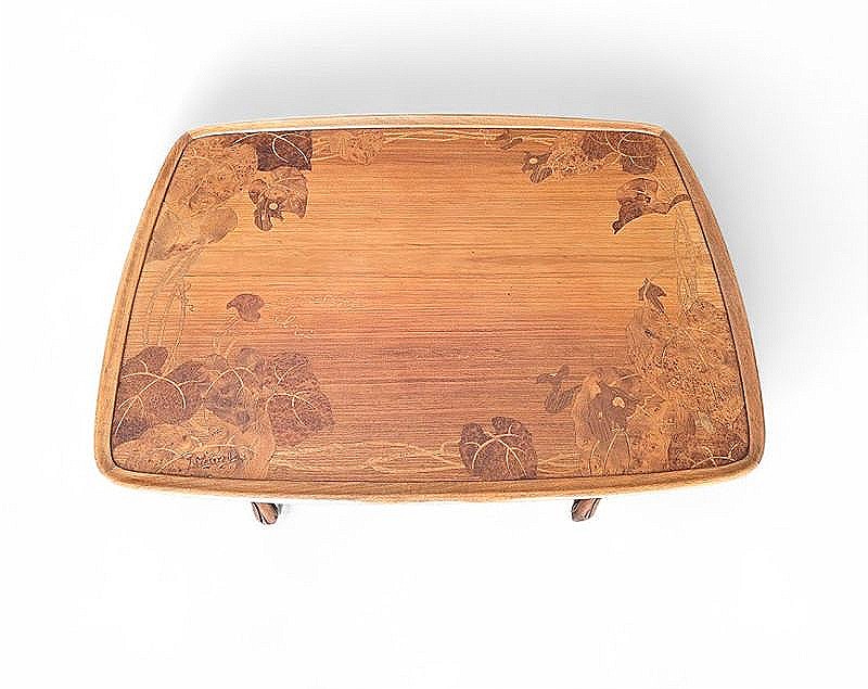 Louis Majorelle Table A Ecrire Art Nouveau "Aristoloches Et Sagittaires"-photo-3