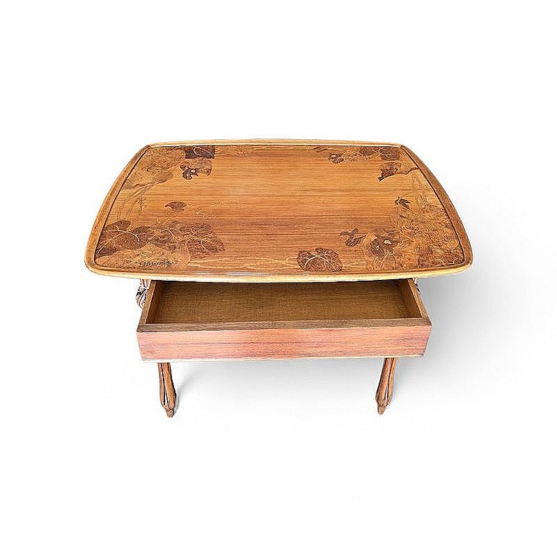 Louis Majorelle Table A Ecrire Art Nouveau "Aristoloches Et Sagittaires"-photo-4