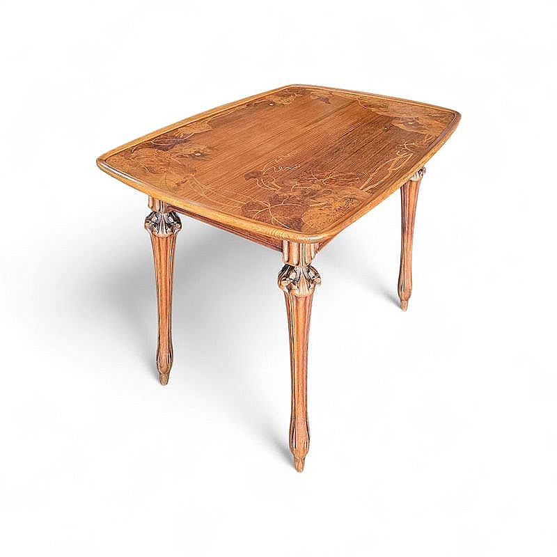 Louis Majorelle Table A Ecrire Art Nouveau "Aristoloches Et Sagittaires"-photo-5