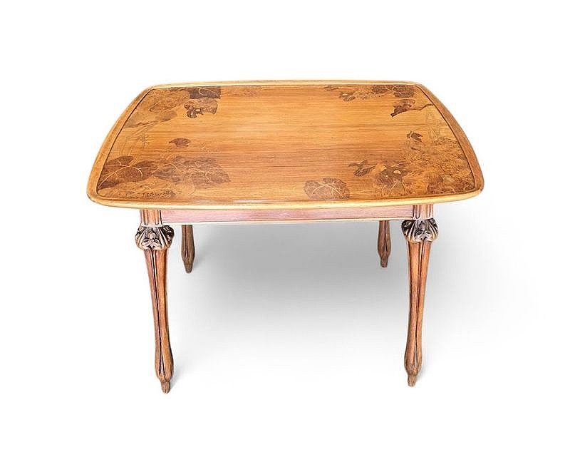Louis Majorelle Table A Ecrire Art Nouveau "Aristoloches Et Sagittaires"