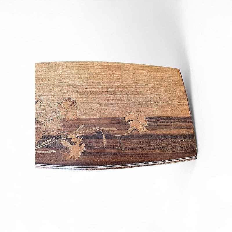 Emile Gallé Table Volante Art Nouveau "Aux Œillets"-photo-2