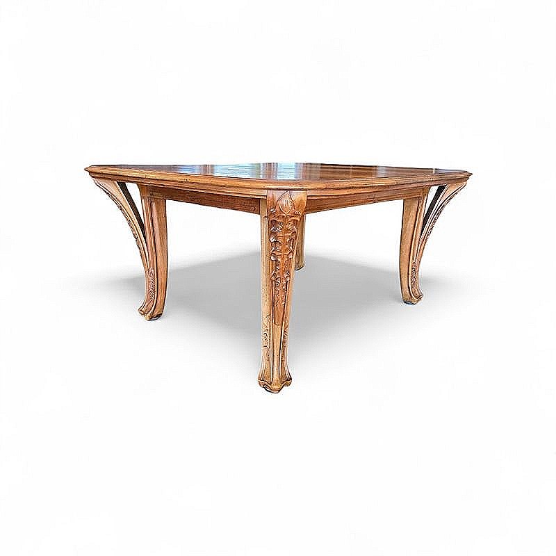 Louis Majorelle Table De Salle A Manger "Chicorée"-photo-2