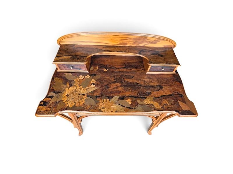 Emile Gallé Art Nouveau Desk -photo-3