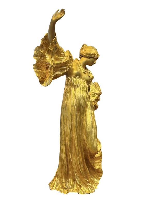 Agathon Léonard Art Nouveau Bronze -photo-3