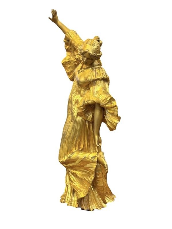 Agathon Léonard Art Nouveau Bronze -photo-2