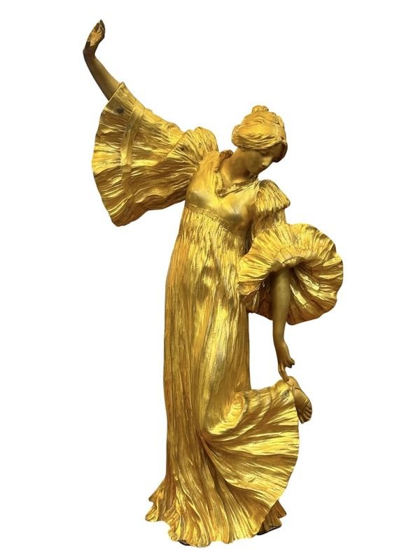 Agathon Léonard Art Nouveau Bronze 
