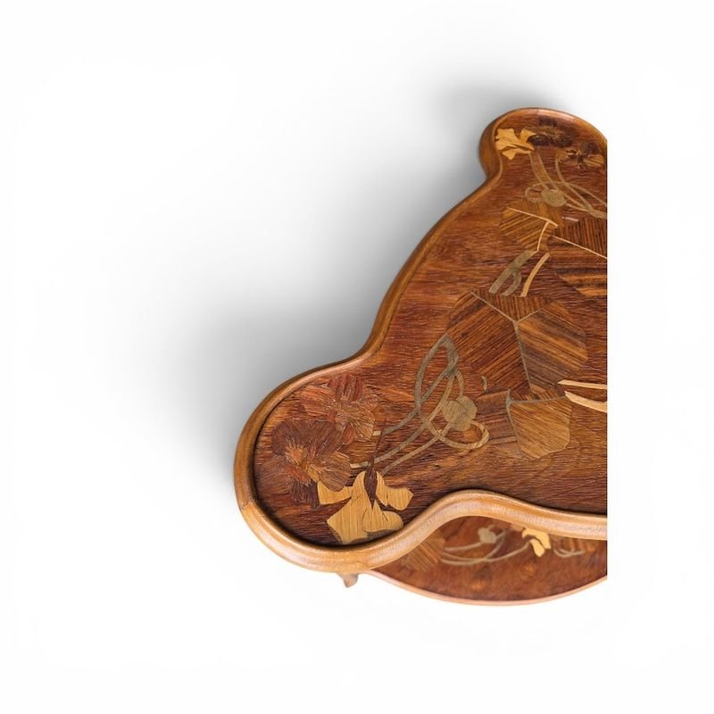 Camille Gauthier Guéridon Art Nouveau "Capucines"-photo-4