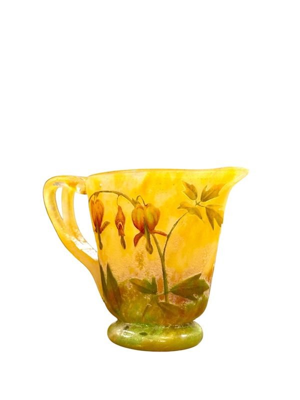 Daum Nancy Art Nouveau Enameled Pitcher -photo-4