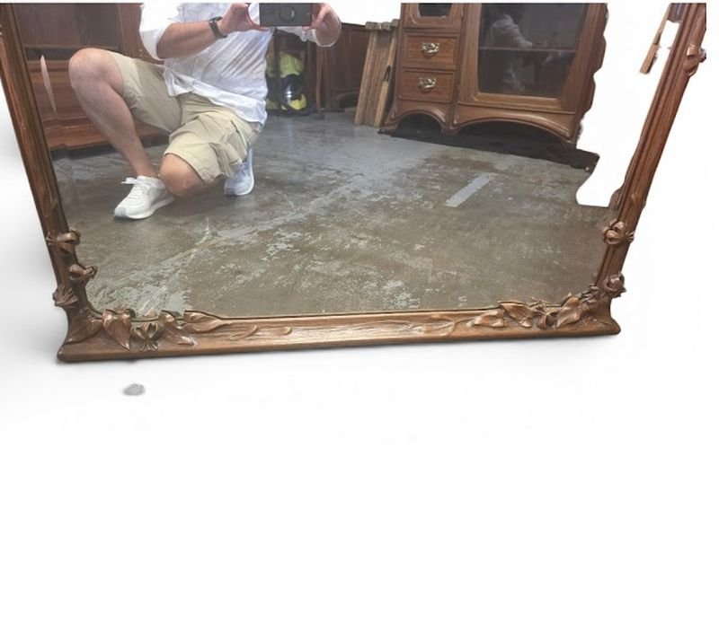 Louis Majorelle "chèvrefeuille" Mirror-photo-3